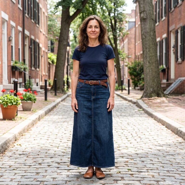 She Fell in Love With a Long Denim Skirt but Every Outfit Felt Dated at 54. She Asked AI for Fresh Ideas — See These 34