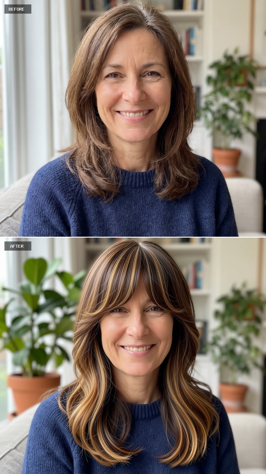 Bangs, Balayage, and Waves That Rewrite the Whole Silhouette