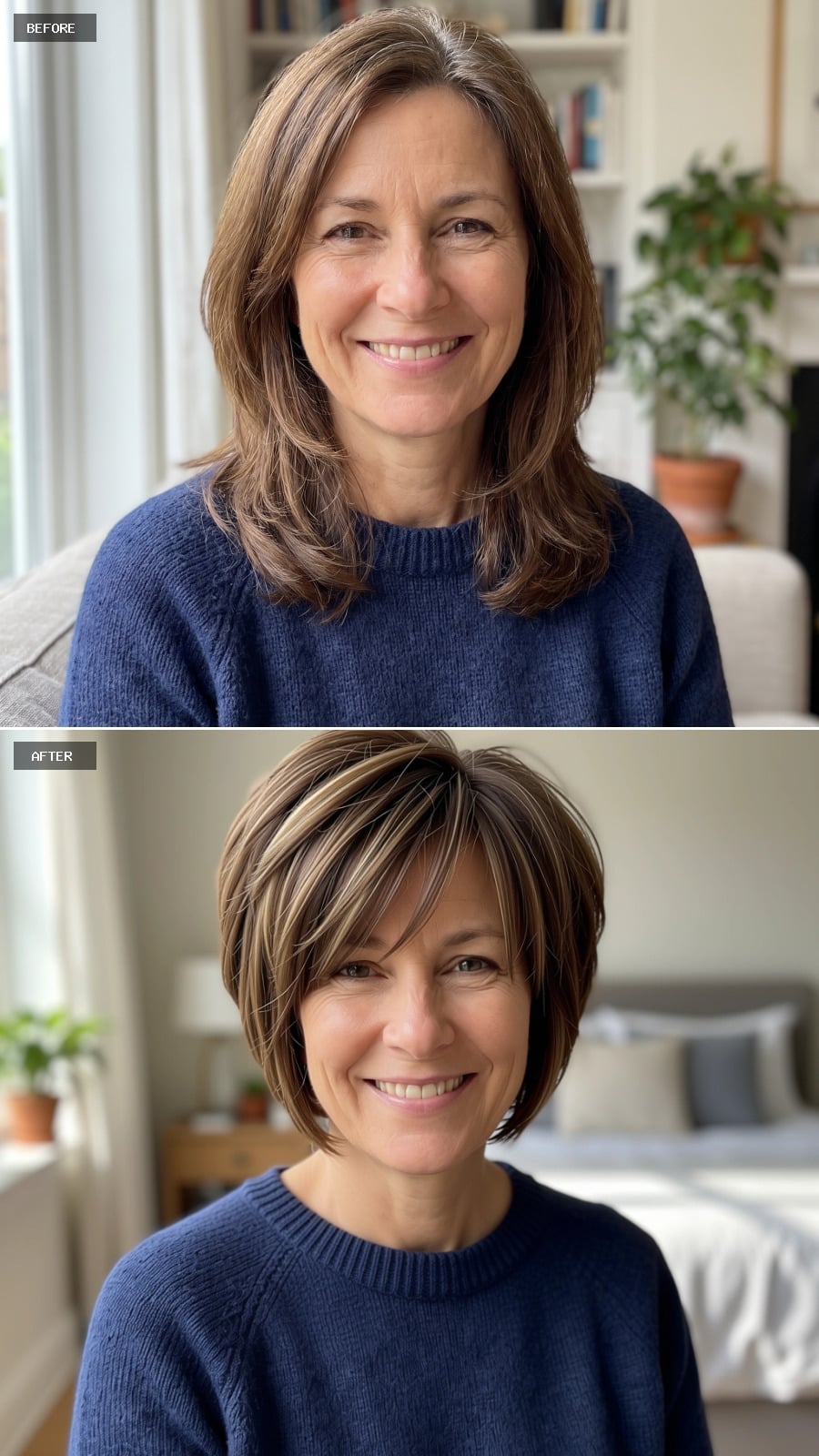 Bold Highlights, Swept-Back Volume, and a Bob That Actually Does Something
