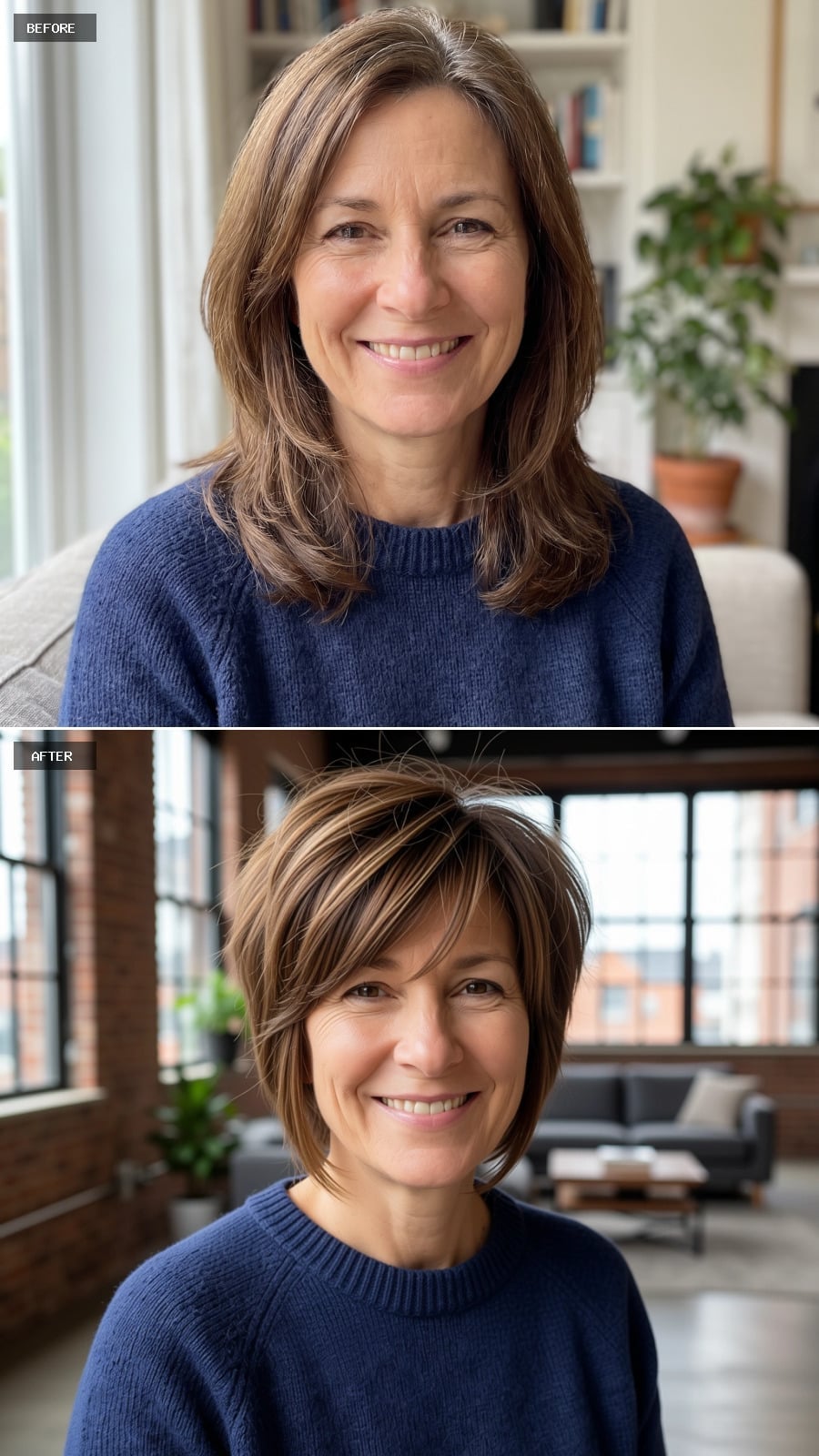 Swept Bangs, Choppy Layers, and Highlights That Know Where to Land