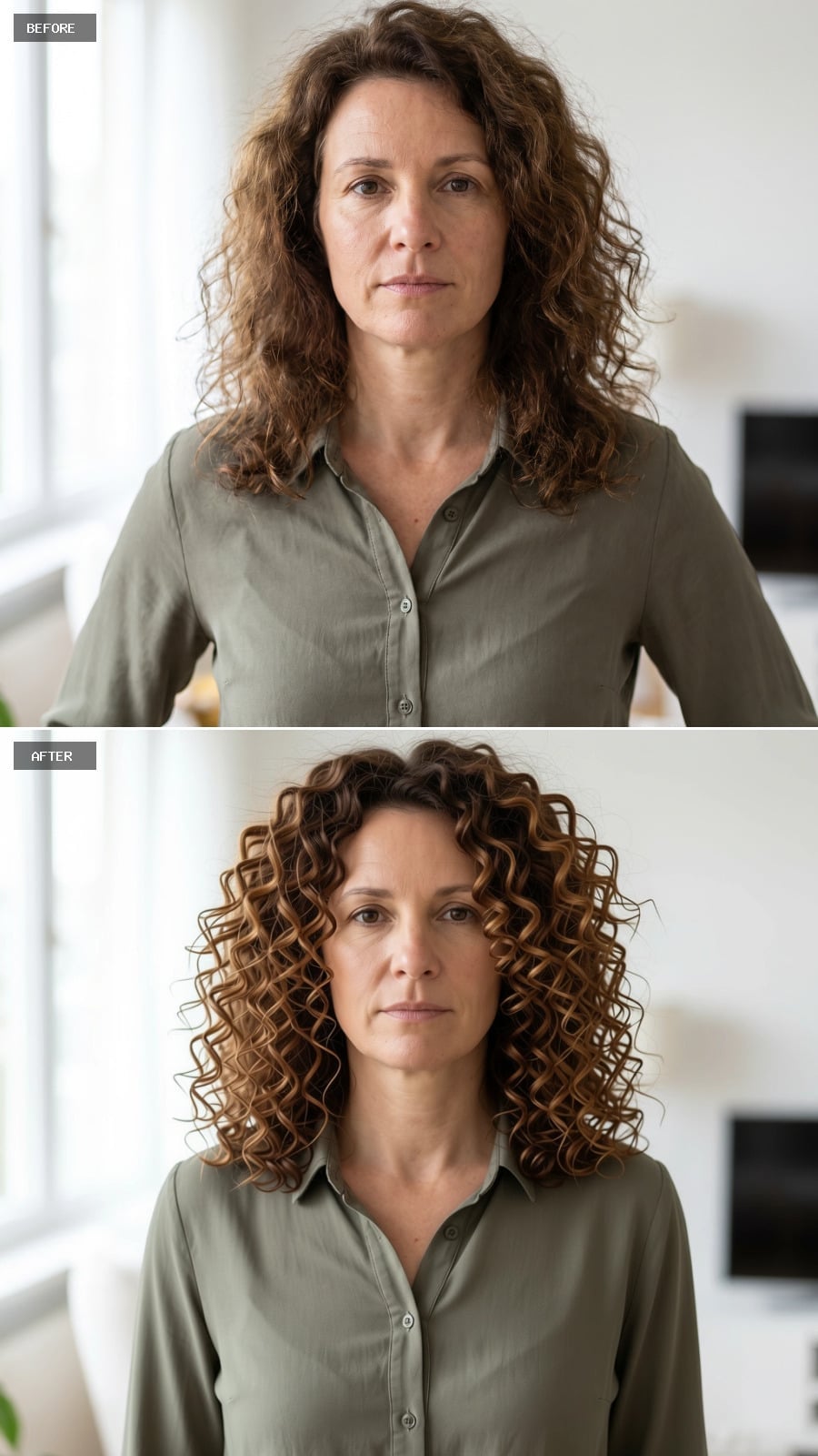 Ringlets With Volume and Color That Finally Give the Style Direction