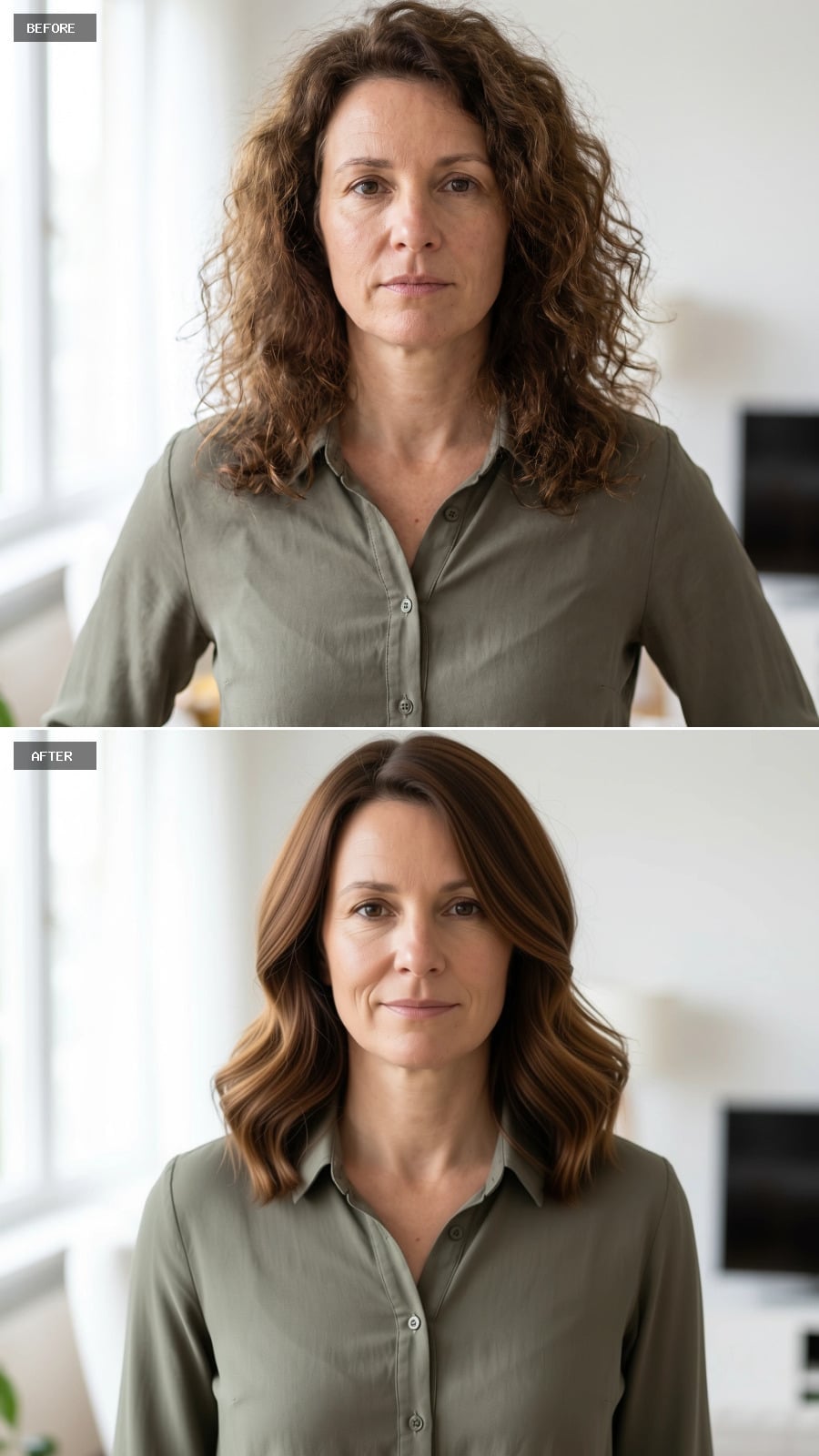 Wavy Layers and Warmer Color Make Polished Look Like Her Default