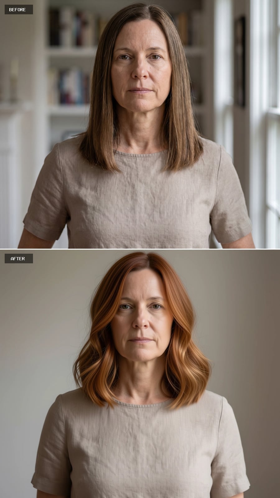 Copper Waves at the Collarbone Settled the Fine Hair Volume Debate for Good