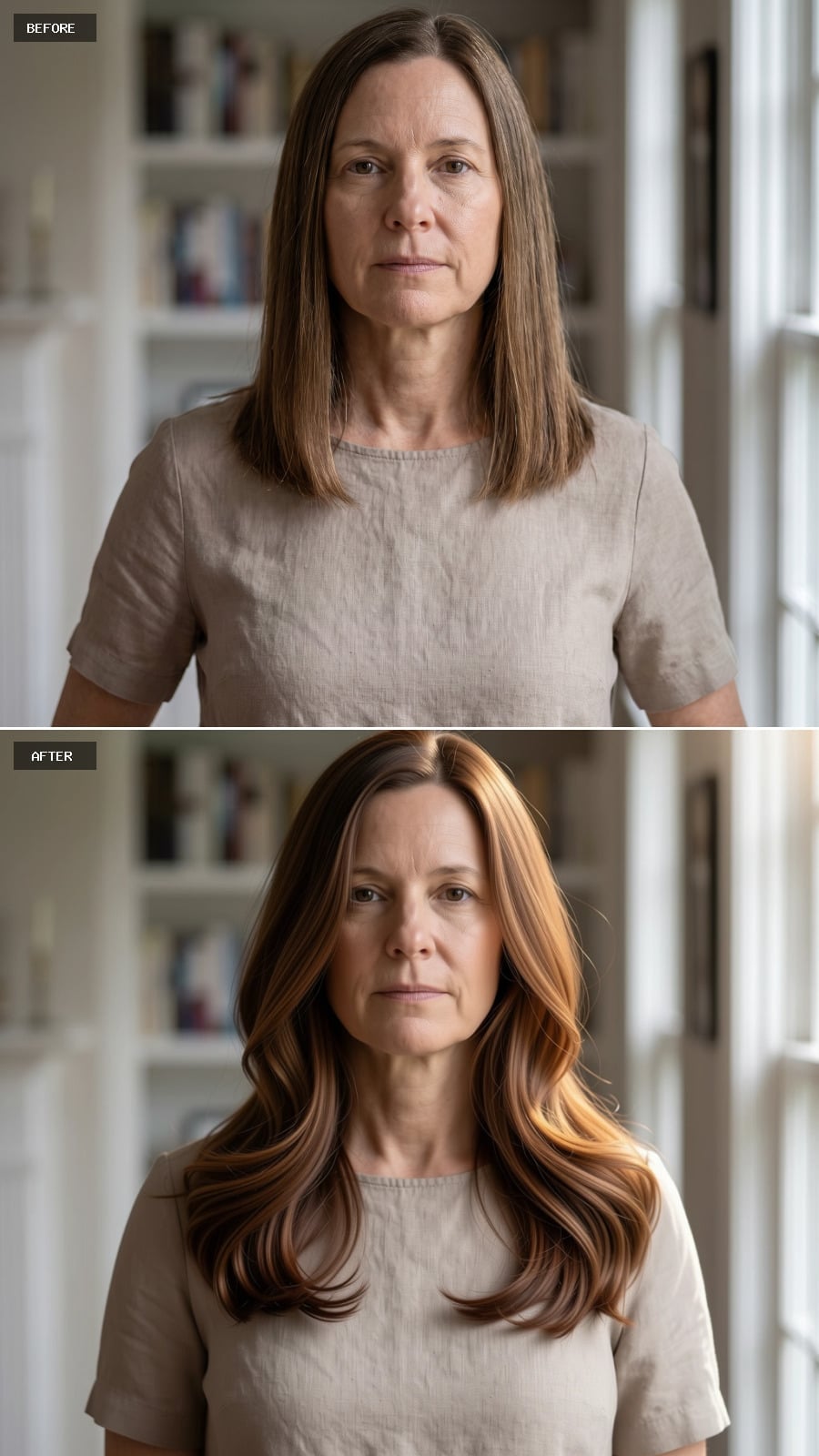 Layers on Fine Hair at 54: What the Volume Actually Looks Like