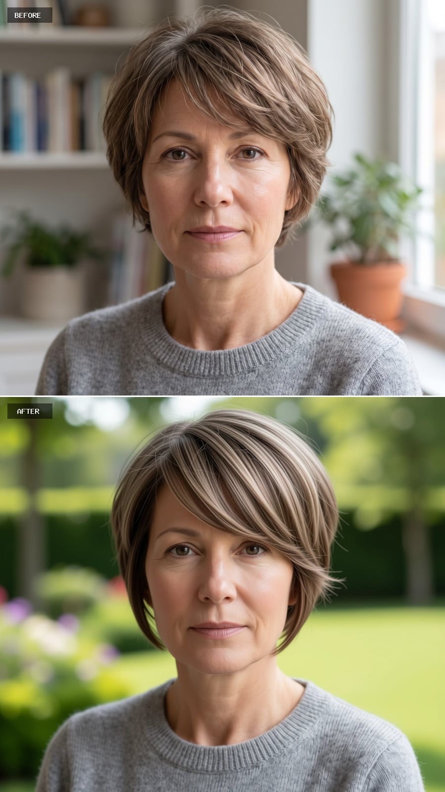 Highlighted Through the Crown, Angled at the Jaw—Round-Face Math Finally Adds Up