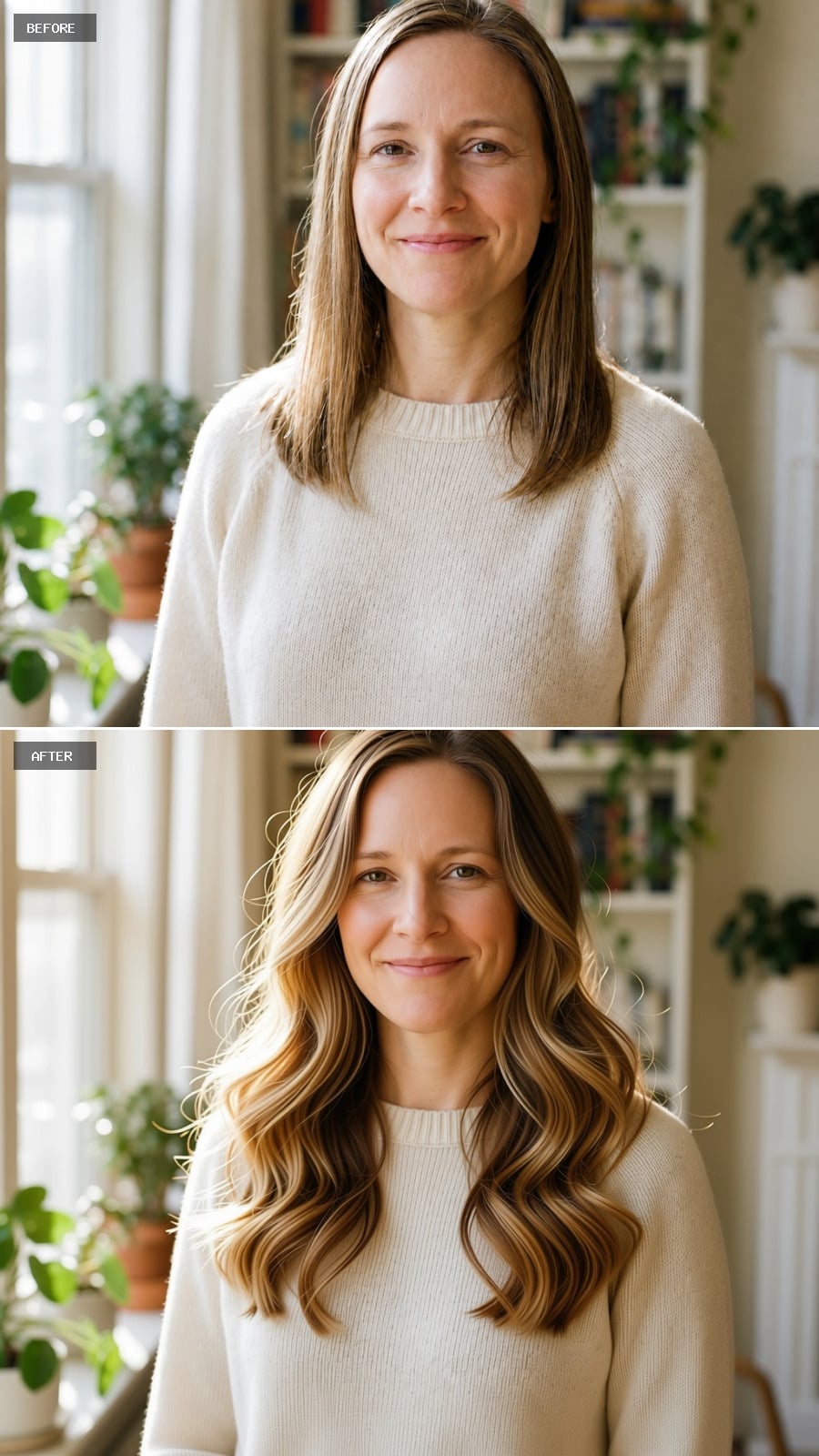 Blonde Highlights and Loose Waves That Finally Give the Camera Something to Work With