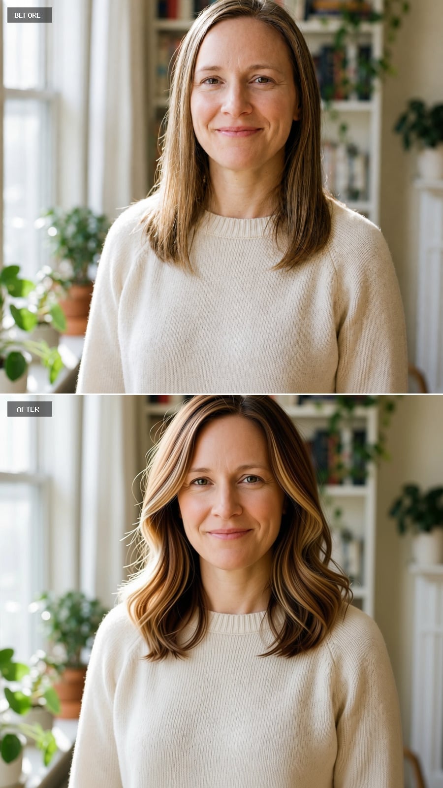 Caramel Highlights and Waves That Made the Camera Finally Pay Attention