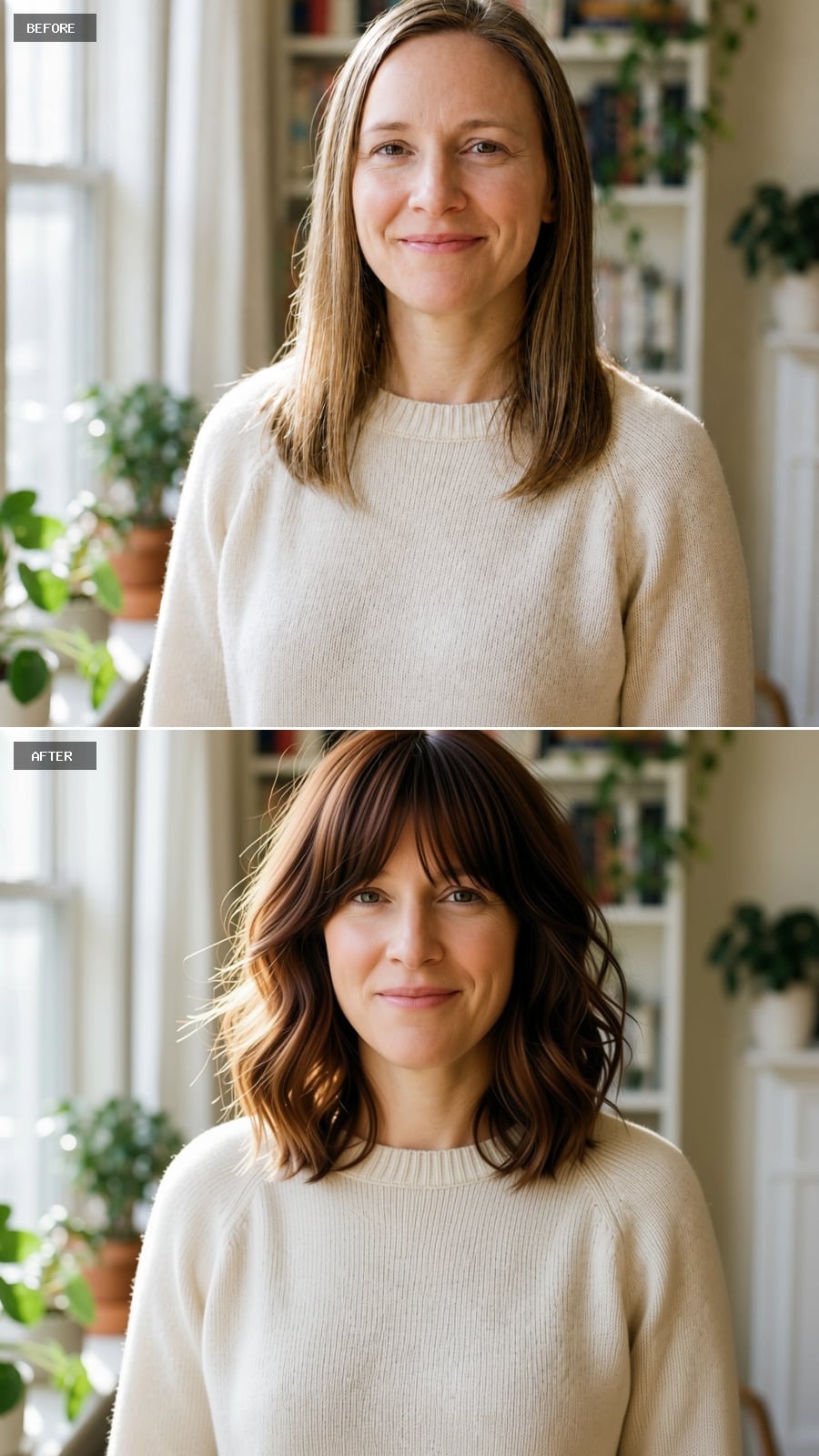 Curtain Bangs and Caramel Ends Changed Everything About How She Photographs