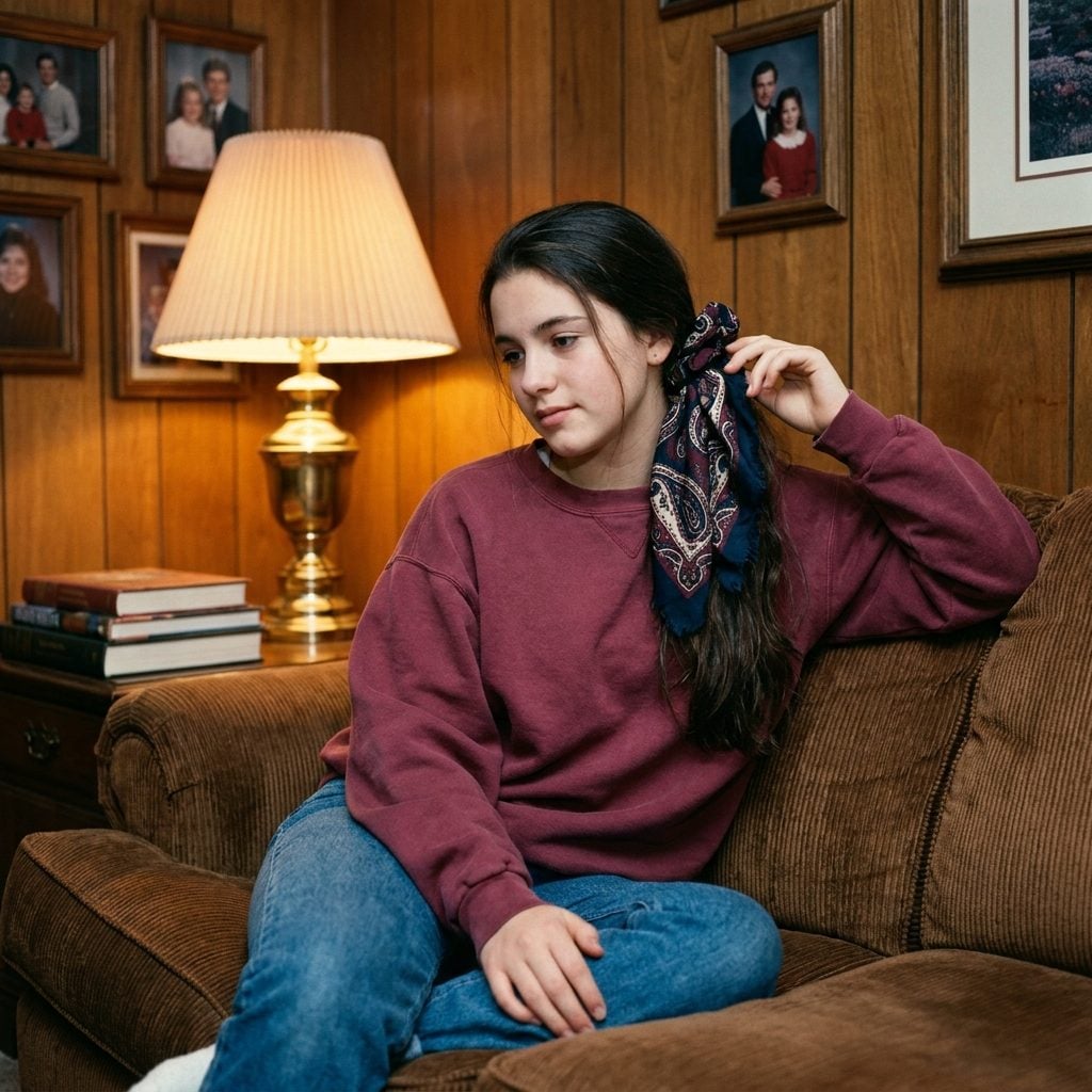 The Silky Paisley Scrunchie That Belonged to Your Mom First