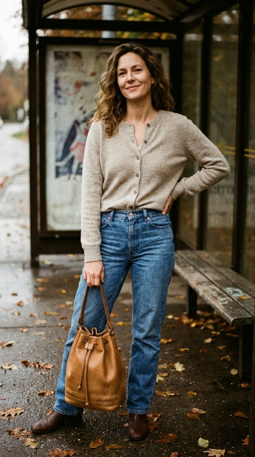 The Slouchy Leather Bucket Bag
