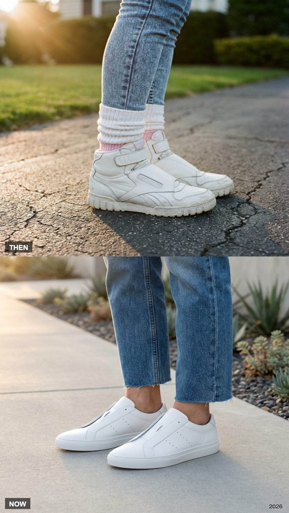 The Sneaker Was White, High-Topped, and Non-Negotiable