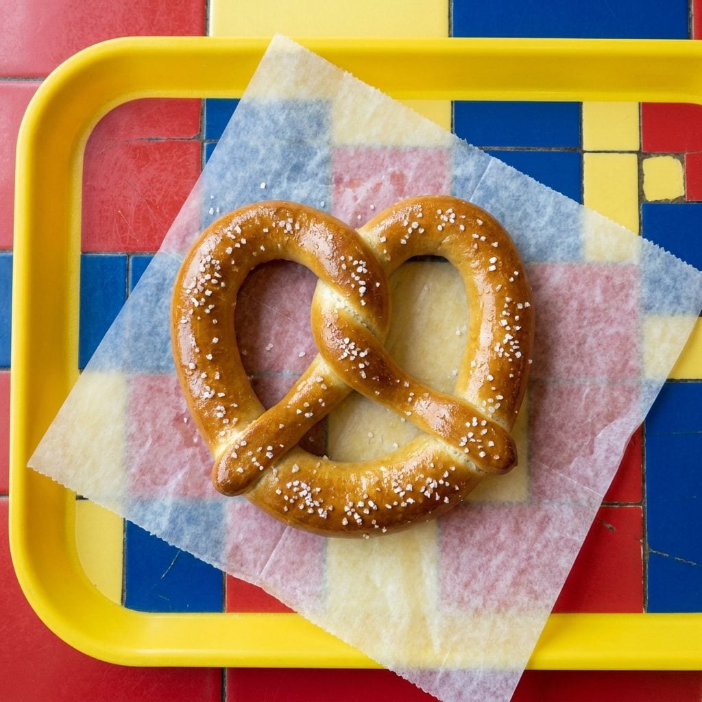 A Soft Pretzel at the Food Court: Around $2