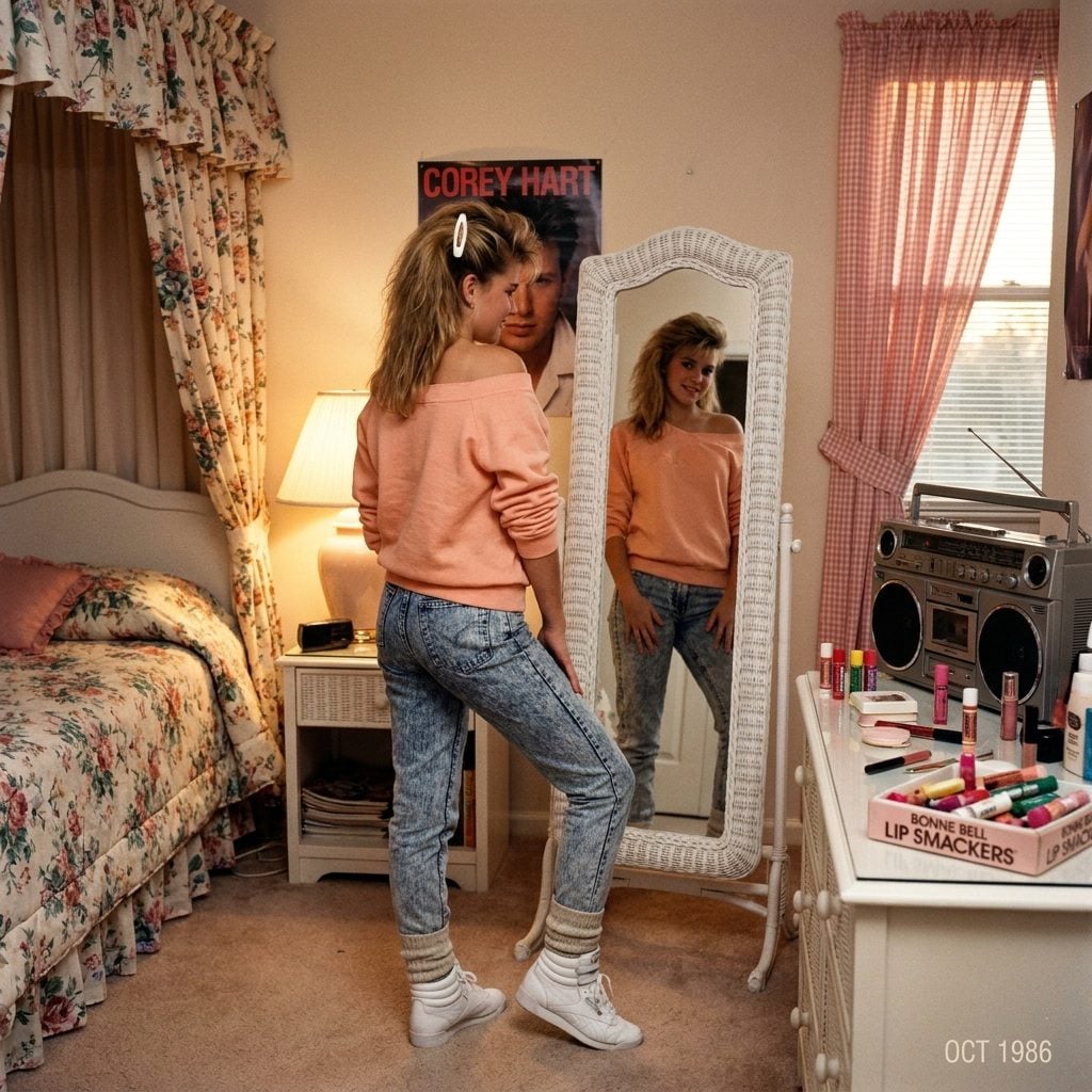 Standing in Front of the Mirror Practicing Your 'Casual Lean' Against a Locker