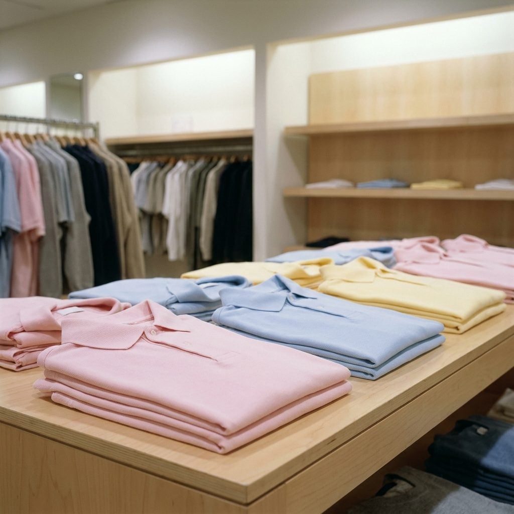 A Structure Polo Shirt: Around $25
