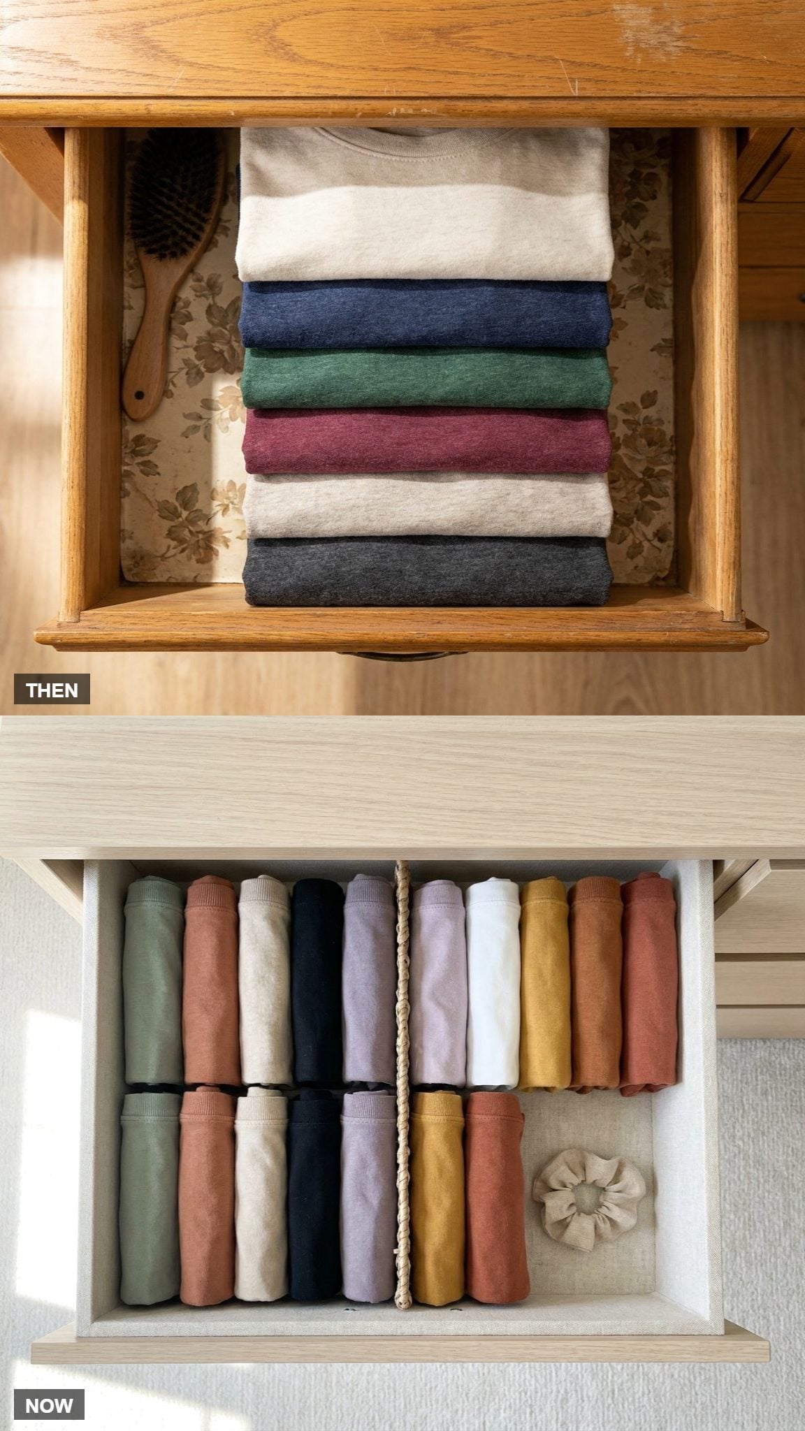 The T-Shirt Fold: Marie Kondo, Military, or Whatever-Gets-It-in-the-Drawer