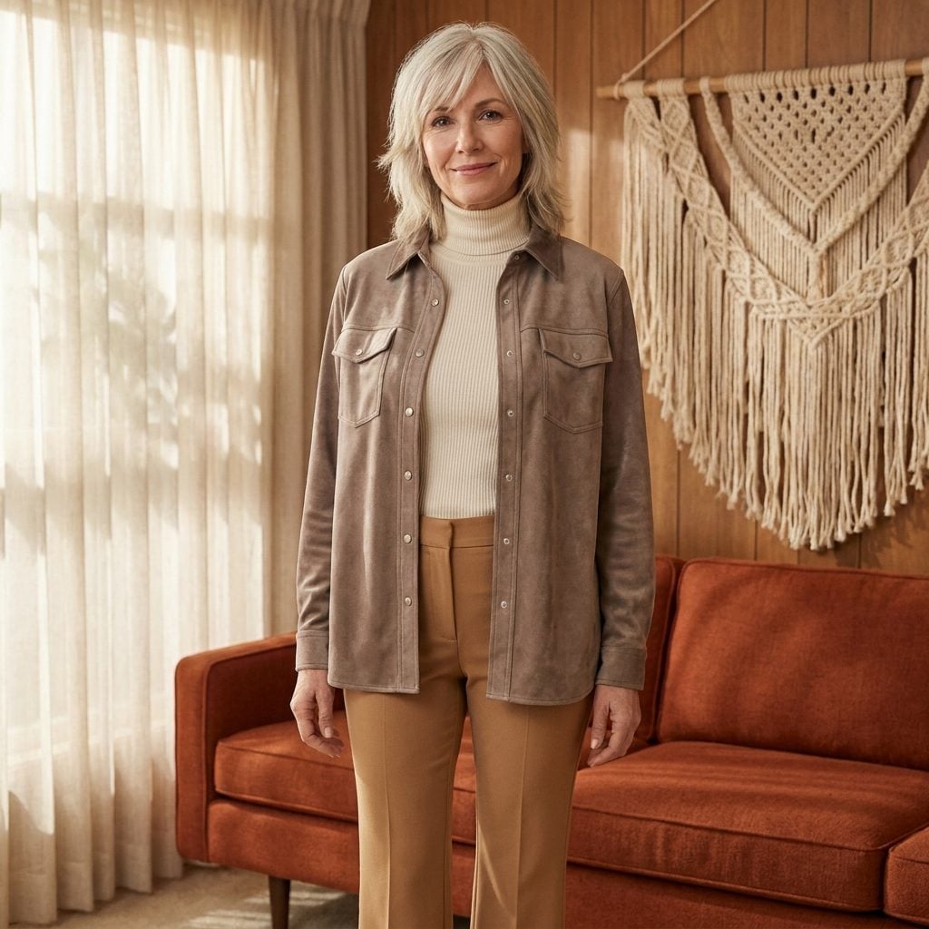 The Ultrasuede Shirt-Jacket That Refused to Wrinkle