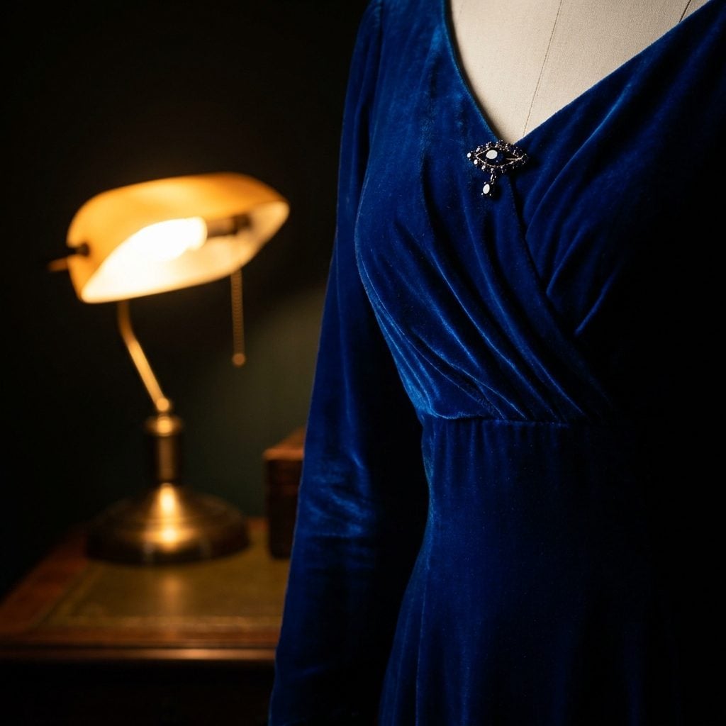 The Velvet Evening Dress