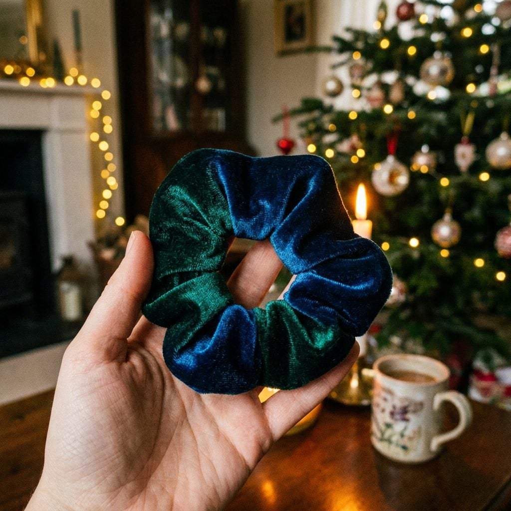 The Jewel-Tone Velvet Scrunchie You Wore From Fall Through the Holidays