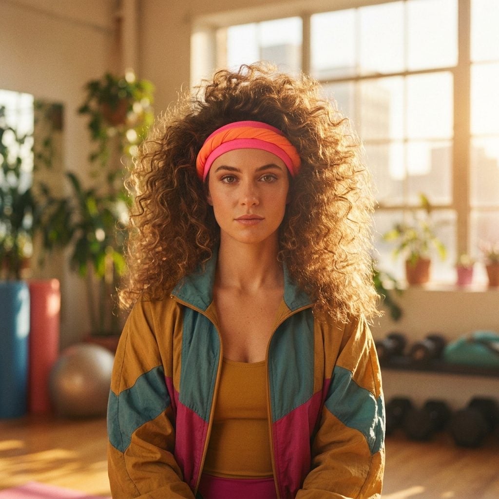 The Voluminous Perm With Fabric Headband