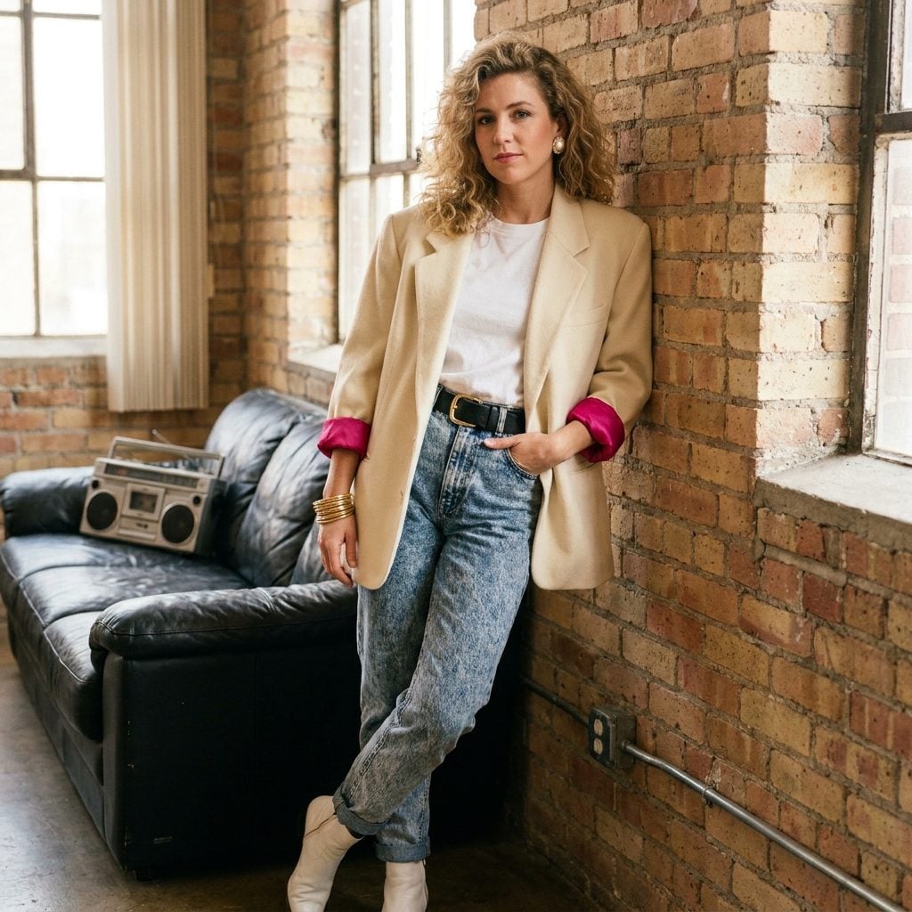 The Way You Rolled Up the Sleeves to Show the Contrasting Lining