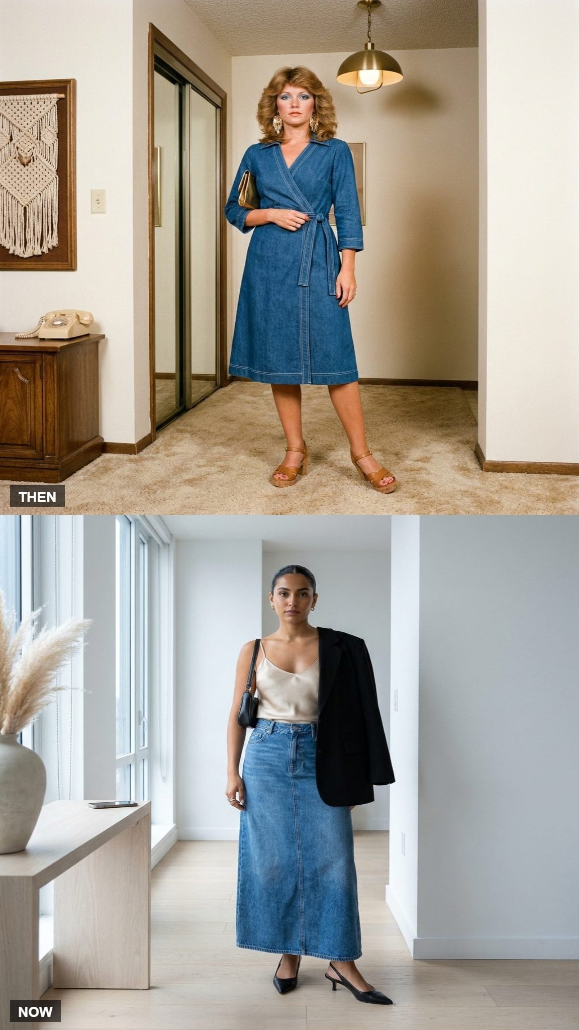 What Denim Did on a Date Night in 1980 vs. Right Now