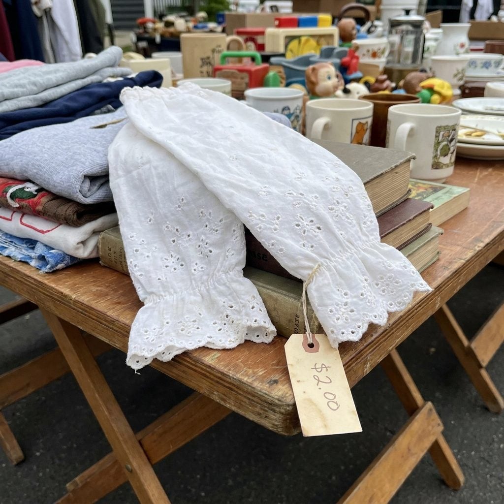 The White Eyelet Pair You Found at a Church Rummage Sale and Wore as if You'd Discovered Something