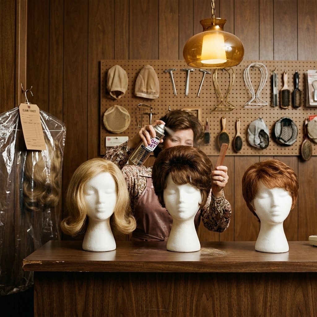 A Wig Wash, Set, and Restyle: $8 to $15