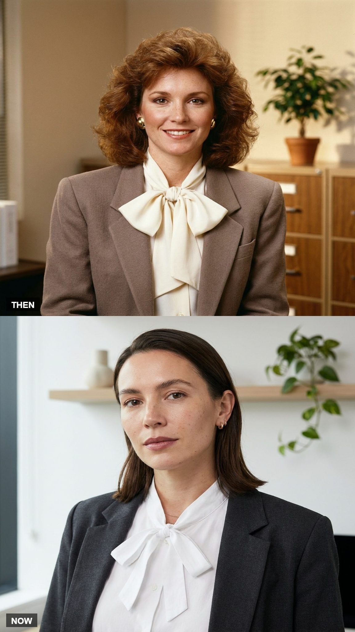 The Work Blouse Had a Bow at the Neck and It Was Doing a Lot of Work