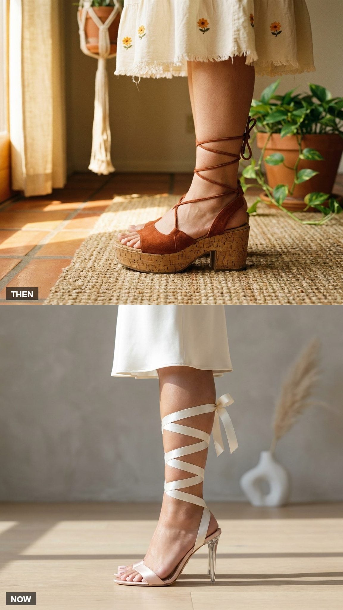 The Wrap-Tie Heel: The Shoe That Doubled as Sculptural Ankle Decor