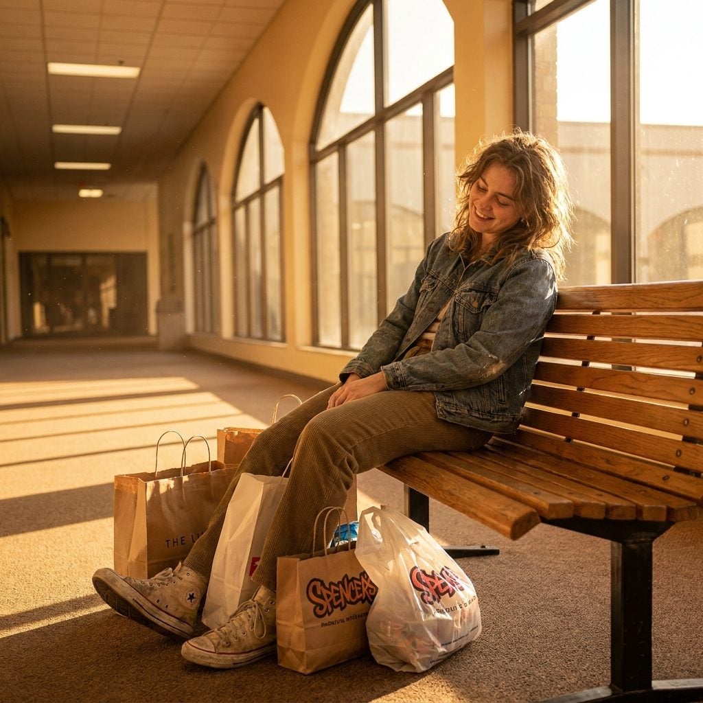 You Left the Mall Tired, Broke, and Completely Content