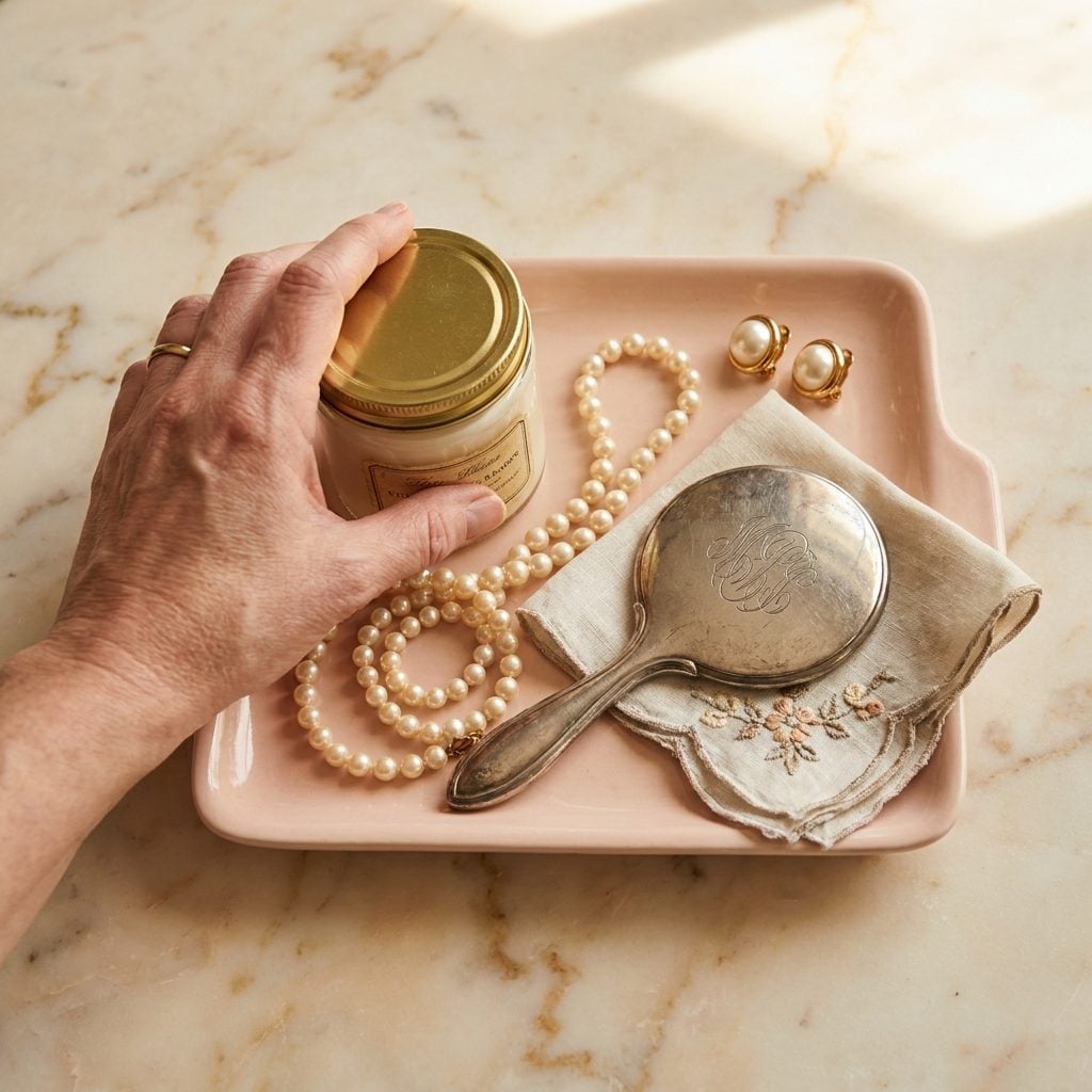 You Own a Bottle of Hand Cream That Lives on the Vanity, Not in the Drawer