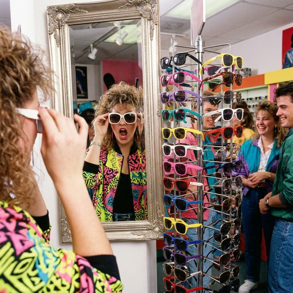 You Tried On Sunglasses You Had No Intention of Buying and Made a Whole Scene of It