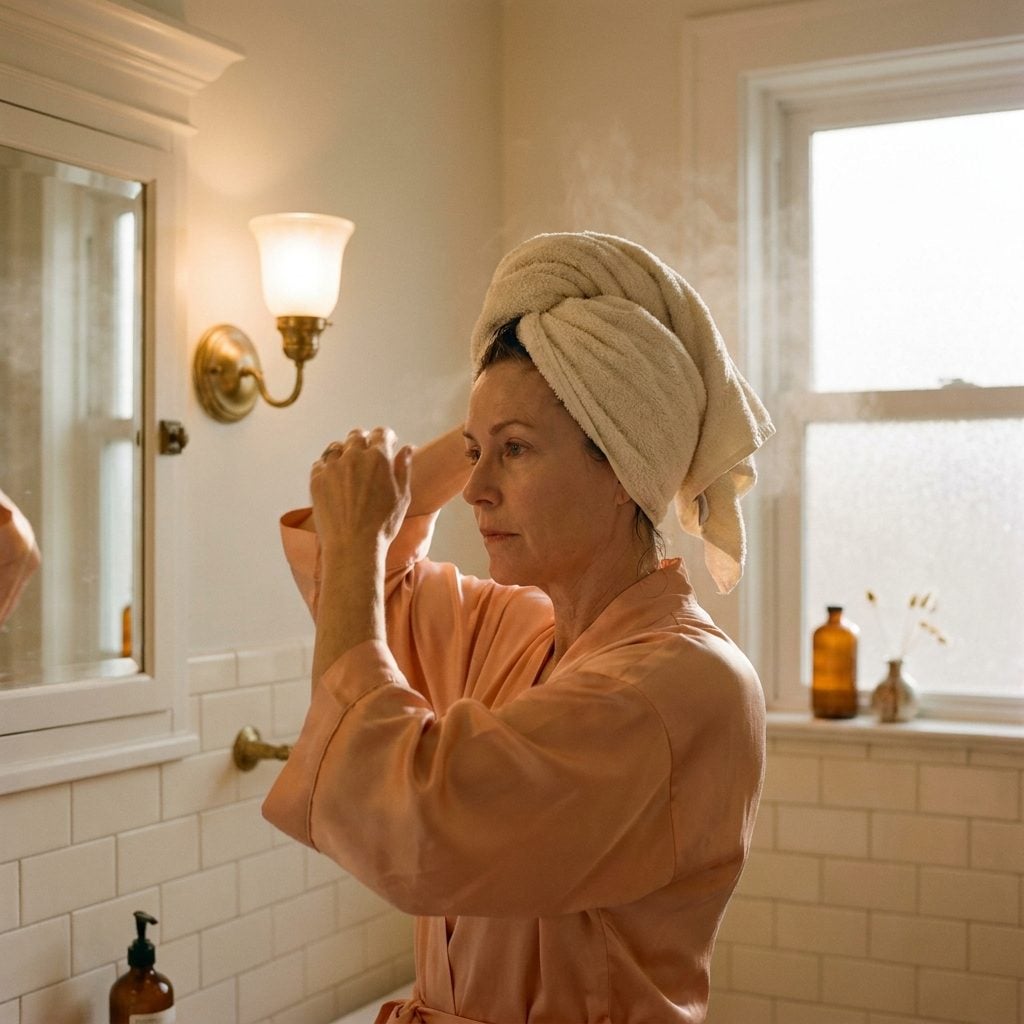 You Wrap a Towel Around Your Head the Exact Same Way Without Ever Being Taught