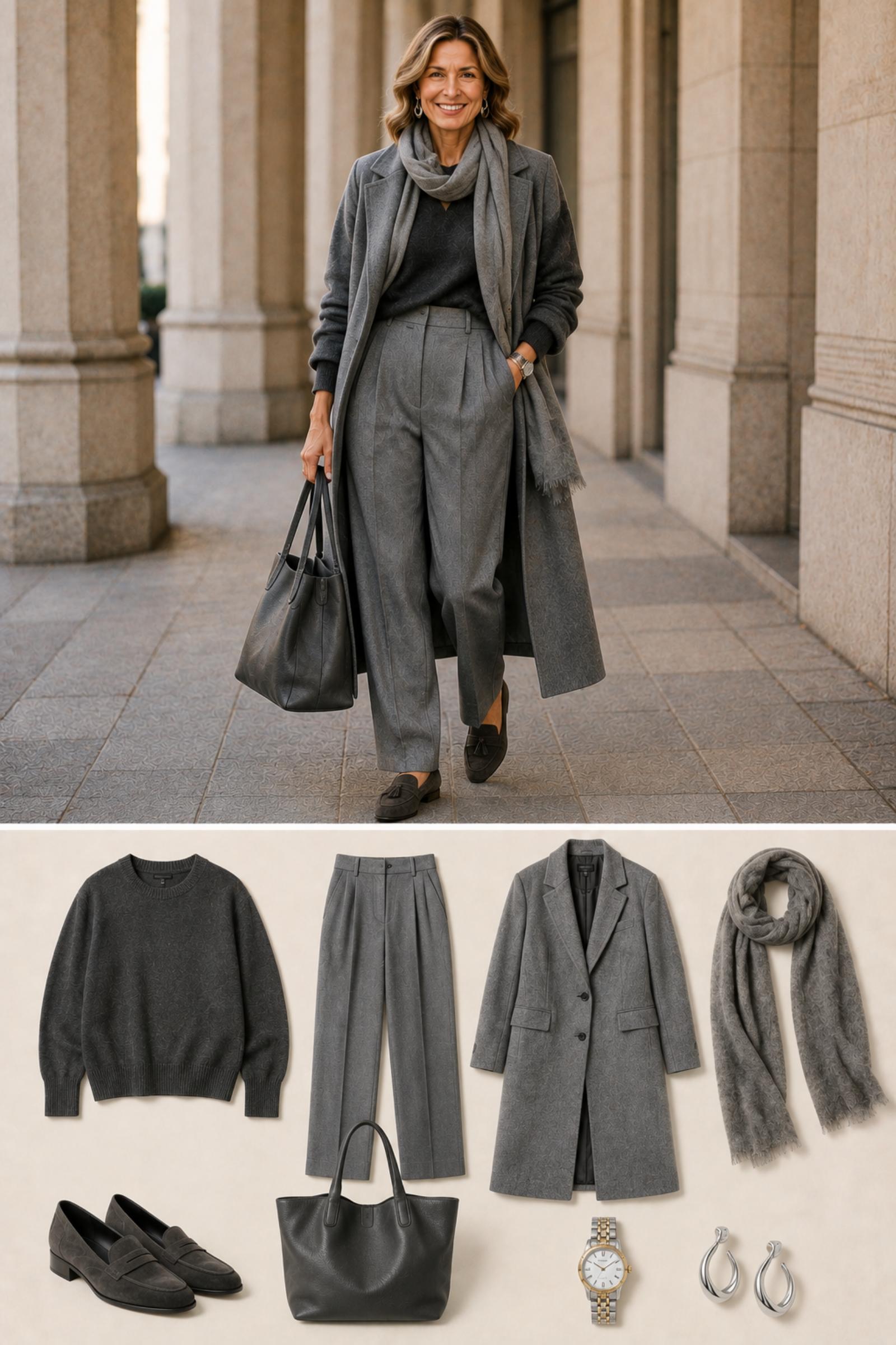 Grown Up Prep — Fall 2026 outfit moodboard for women 45+