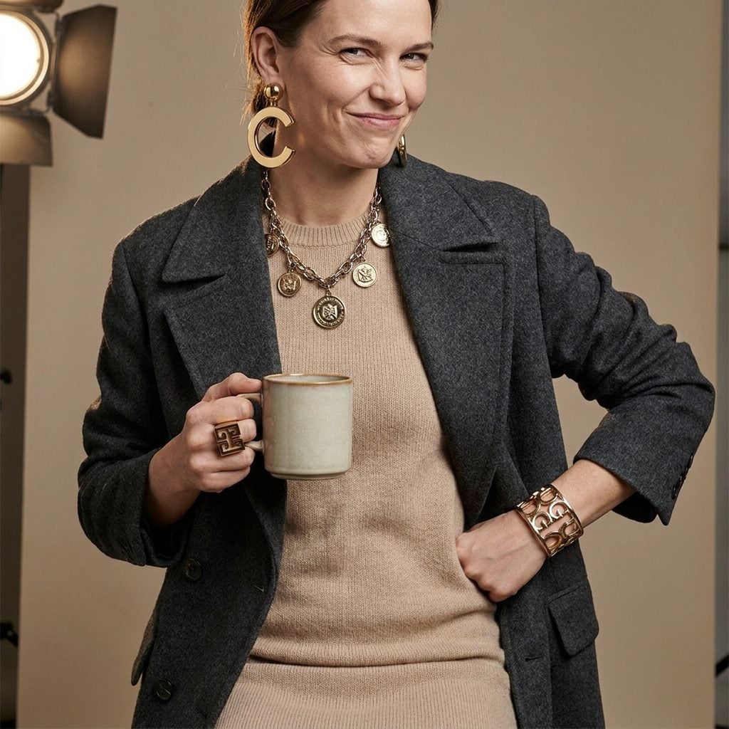 29. Too Many Logo-Heavy Jewelry Pieces at Once