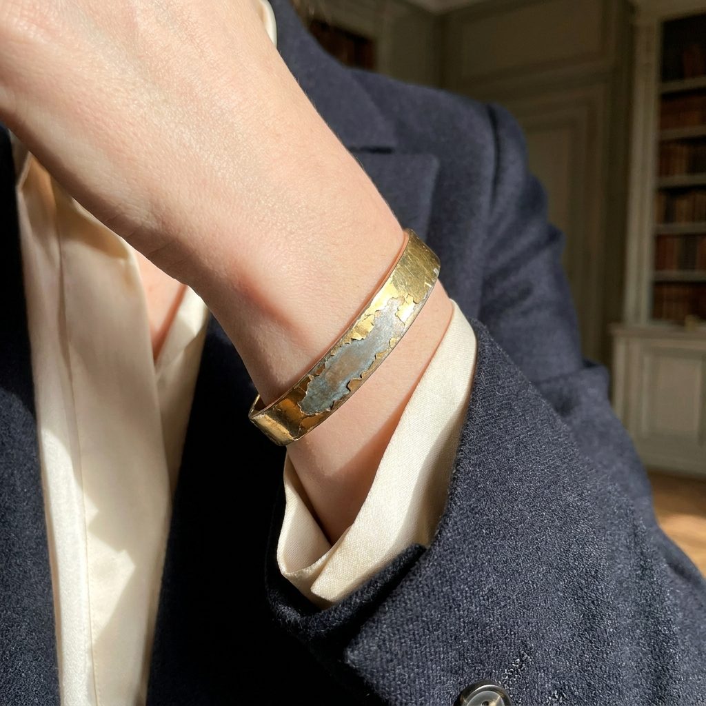 31. Peeling or Worn Plating That Reveals the Base Metal Underneath