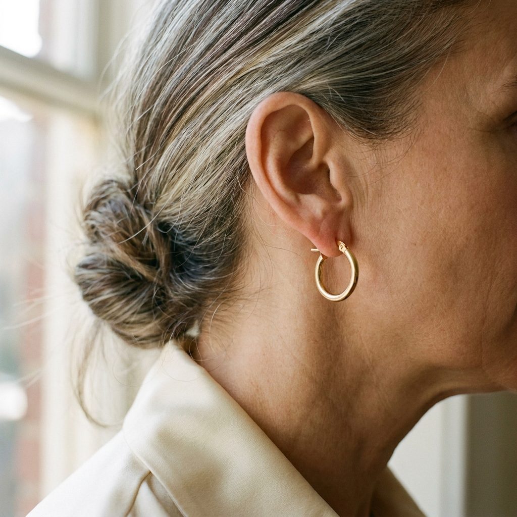 41. Earring Backs Pinched So Tight the Lobe Folds Forward