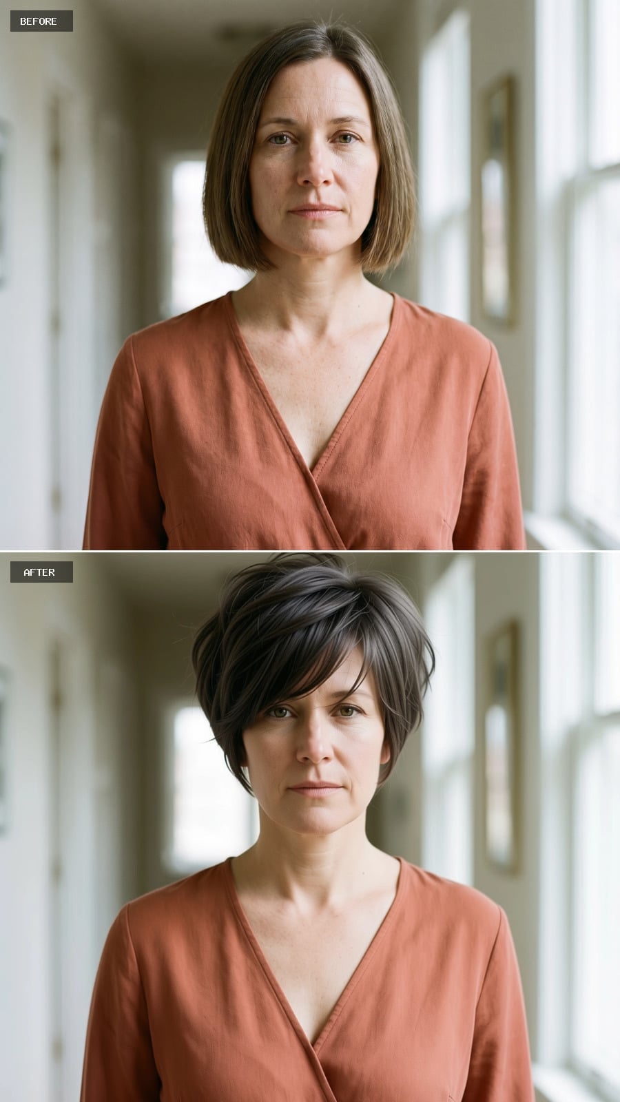 Cropped, Dark, and Textured — the Bob Just Lost Its Argument