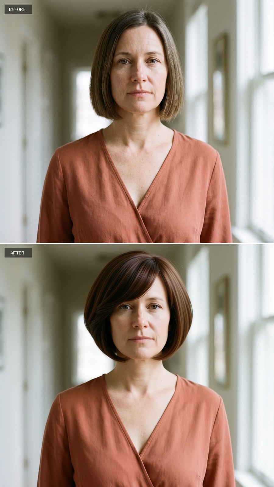 Dark, Swept, and Shorter Than Before — the Bob Finally Has an Opinion