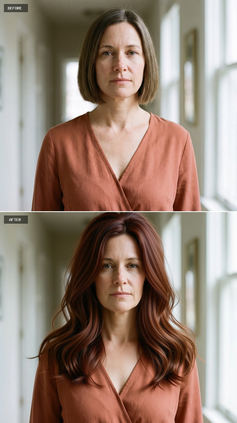Rich Auburn Waves, Long Layers, and the Kind of Volume That Changes Everything
