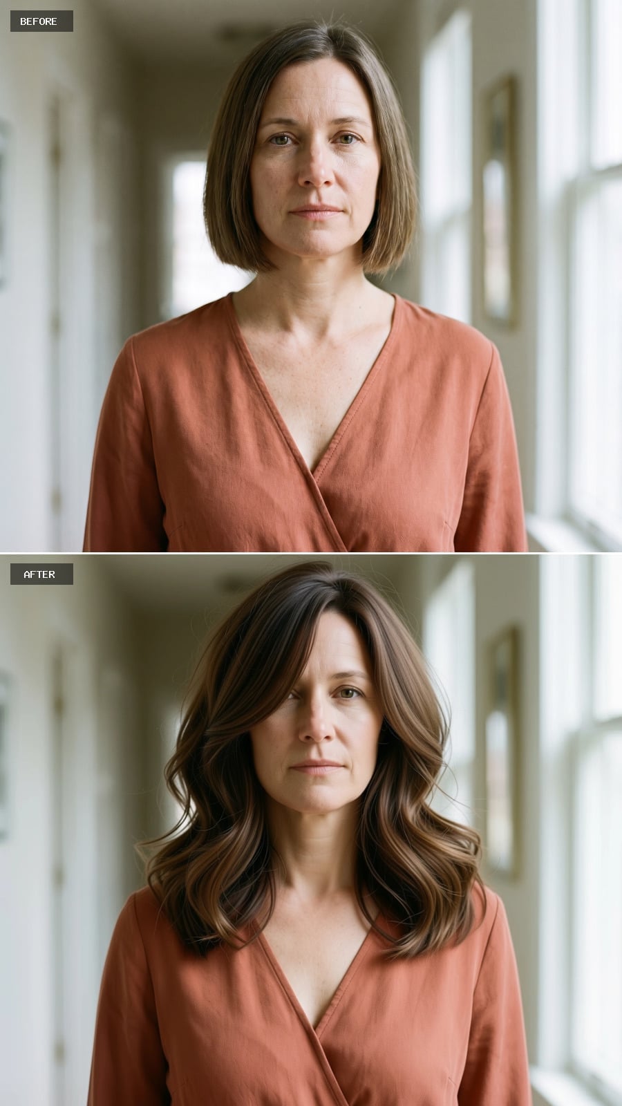Wavy Dark Brown Lengths With Highlights That Actually Know Where to Go