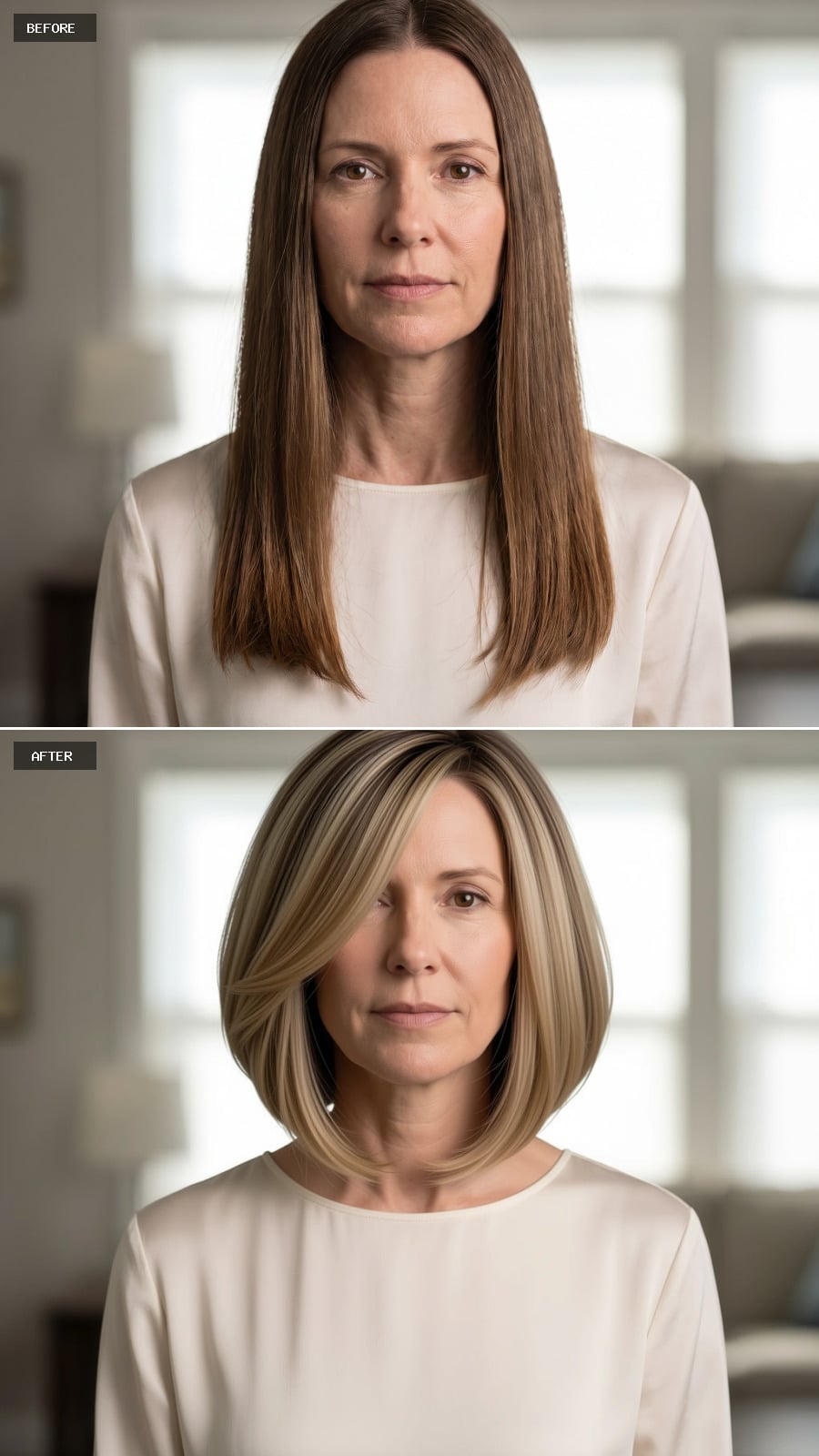 Blunt Bob Gone Blonde: Why Shorter Didn't Mean Simpler Here