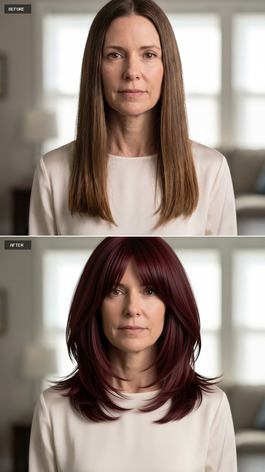 Burgundy Layers With a Fringe That Rewrote the Whole Conversation