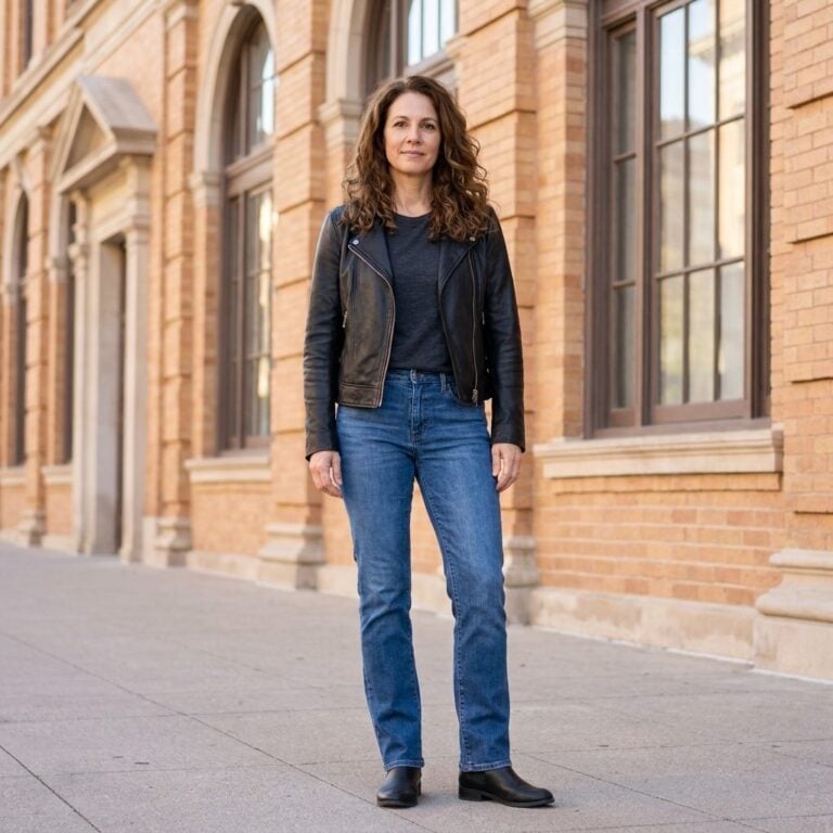 At 46, She Always Wanted a Moto Jacket But Didn’t Know How To Style It. AI Put Together These 31 Before and After Looks —