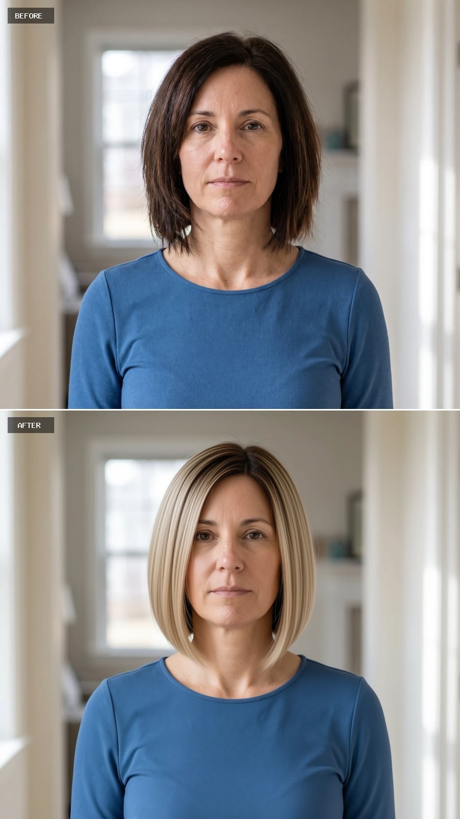 Blonde Bob, Dark Roots, Completely Deliberate