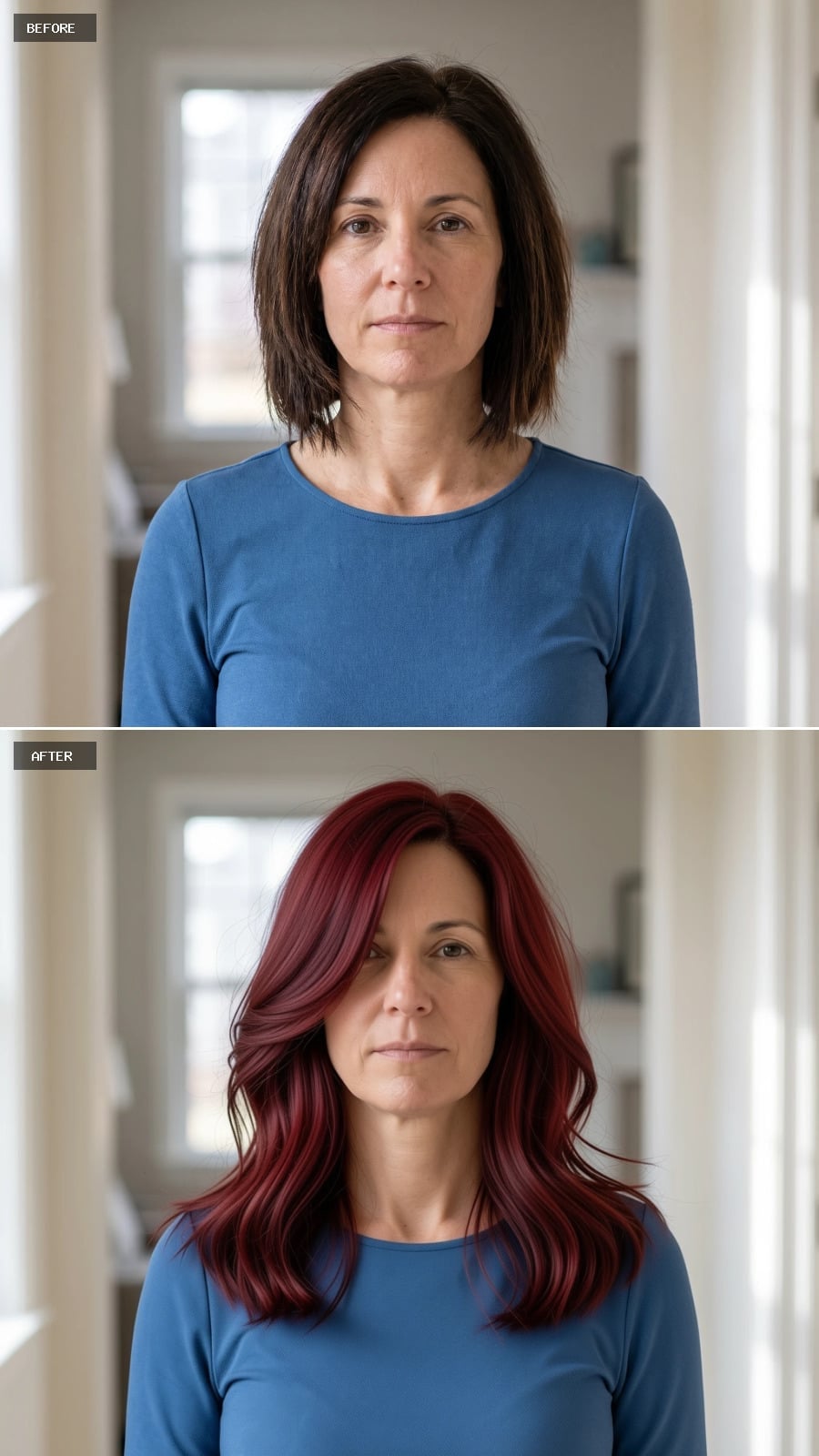 Red Hair, Longer Length, and the Color That Finally Matched Her Energy
