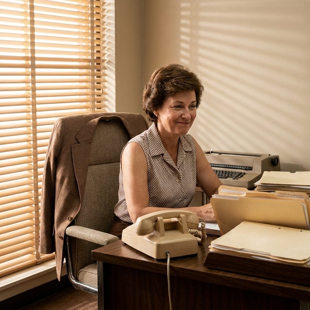 5. A Sleeveless Blouse in a Formal Workplace, Hartford, 1983