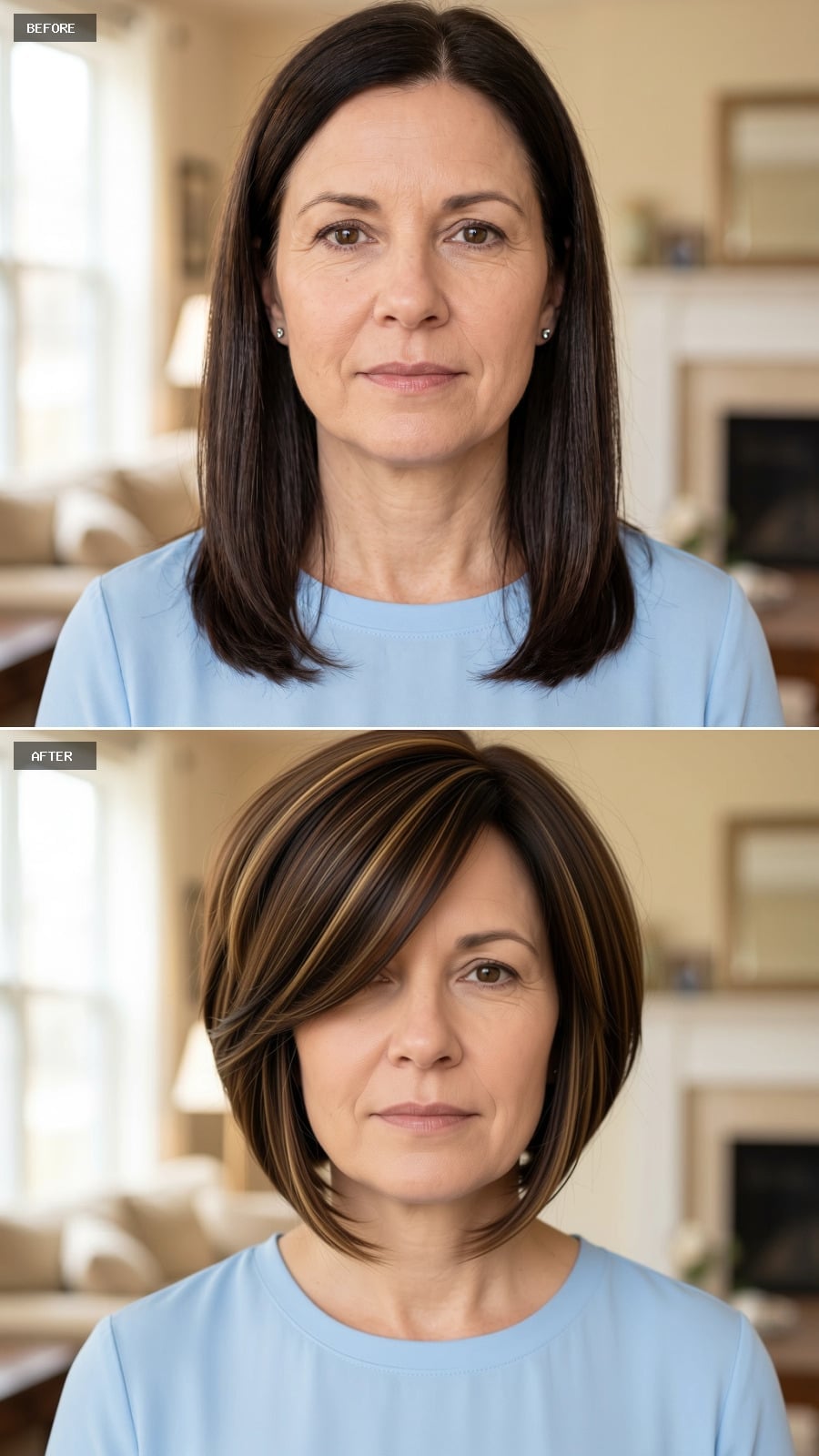Balayage Bob With a Side Part That Redirects Every Eye