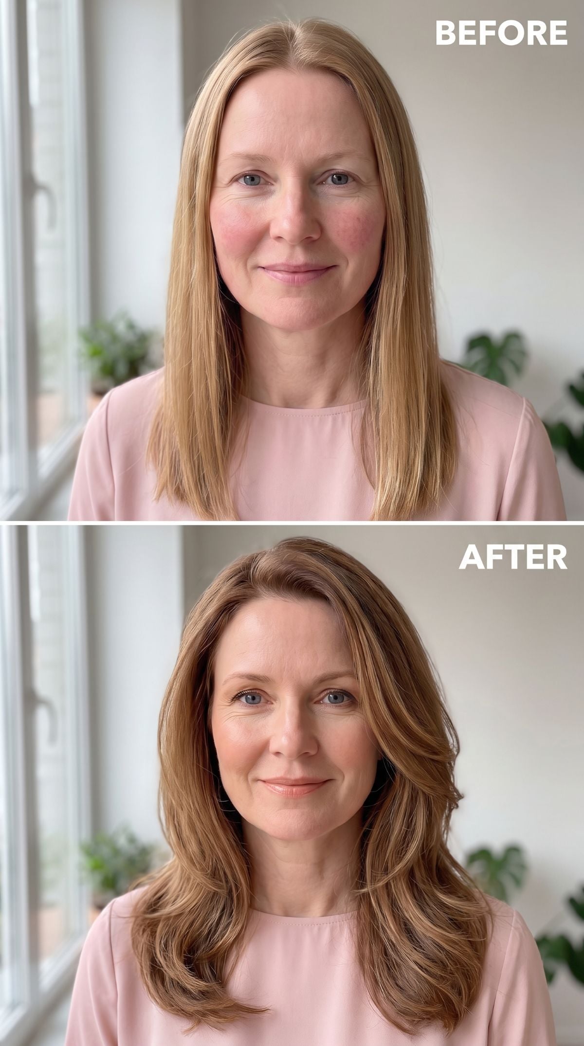 Darker, Wavier, and Suddenly Her Neck Has Room to Breathe