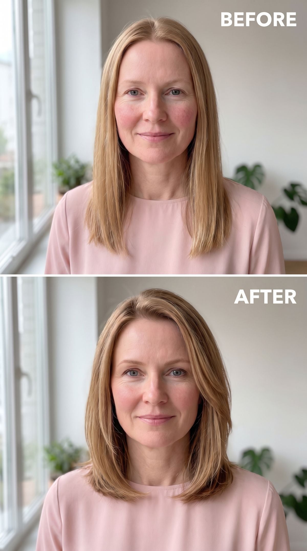 Layers Came In, the Center Part Left, and Her Neck Got the Credit